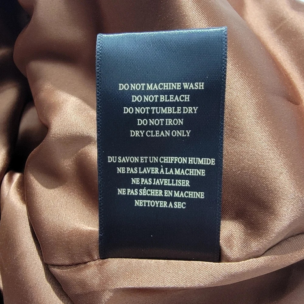 NWT Blank NYC Suede Leather Mini Skirt Pockets Dried Tobacco Brown Women's 27 - Picture 8 of 10